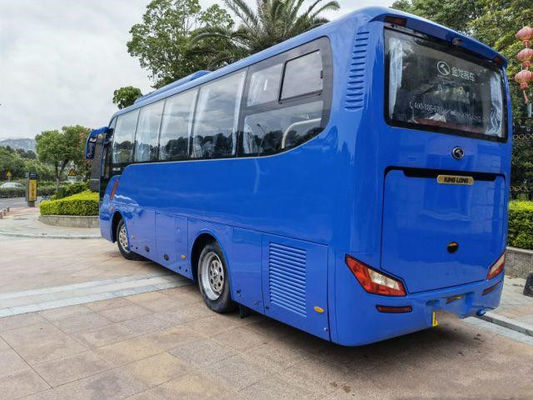 Used Tour Bus Model XMQ6859 Brand Kinglong 35 Seats Low Kilometer Euro III Used Mini Coach