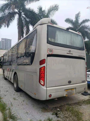Used Coach Bus XMQ6110 Kinglong Brand 55 Seats Yuchai Engine Double Doors