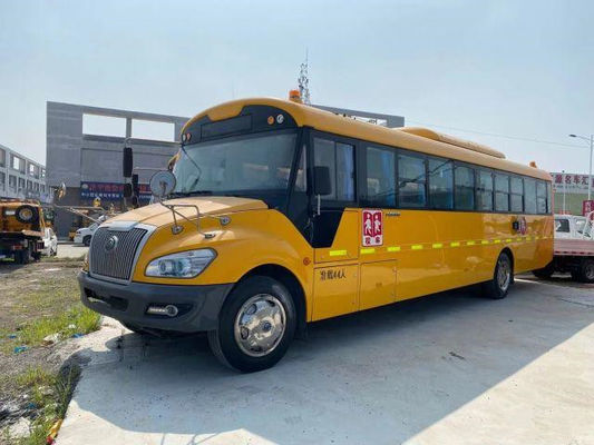 Used YUTONG Bus Used School Bus 7435x2270x2895mm Overall Dimension With Diesel  Engine