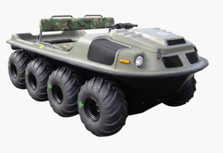 Off Road 8X8 All Terrain Amphibious Vehicles Suitable For Both Land And Water