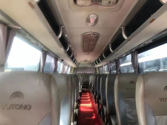 Bus Coach Used Yutong Vehicle 53 Seats LHD Diesel Engine ZK6127 With AC