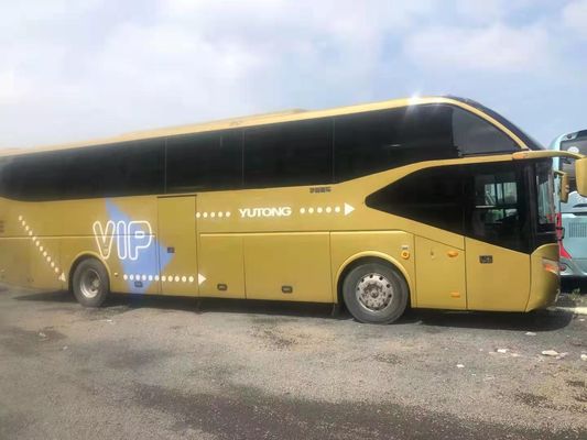 Bus Coach Used Yutong Vehicle 53 Seats LHD Diesel Engine ZK6127 With AC