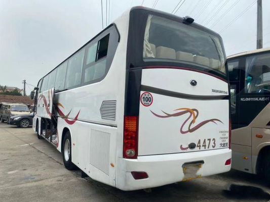 Used Kinglong Bus 53 Seats Double Doors Used Coach Bus XMQ6129 Left Steering