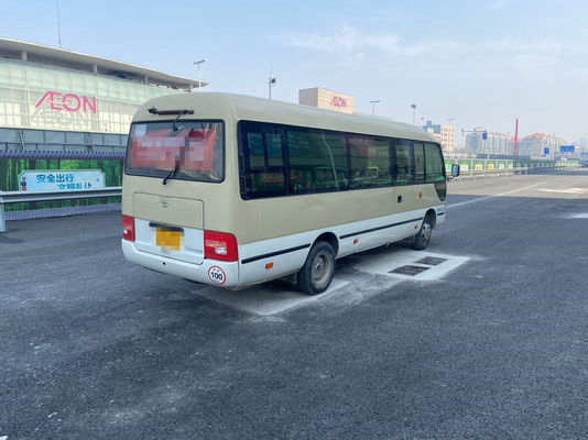 22 Seats 2012 Year Left Hand Steering Used  Toyota Coaster Bus  2TR Gasoline Engine