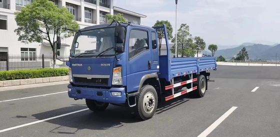 Second Hand HOWO 140HP Cargo Truck  4x2 Drive Mode Cargo Truck