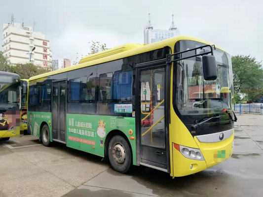 Electric Yutong City Bus ZK6815 To-Yota Hiace Bus 15 Seaters Alternative Energy Buses And Coaches  53 Seats