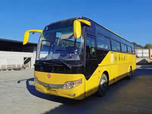 Used Yutong Bus Zk6110 60 Seats Yuchai Rear Engine 2+3 Layout LHD Tour Coach