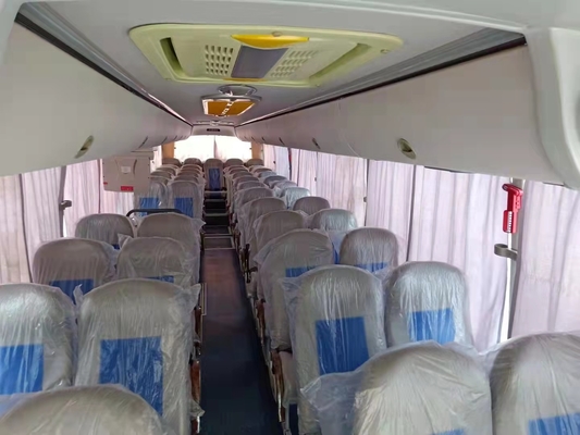 52 Seats Used Coach Bus Used Yutong ZK6127 Bus 2015 Year Diesel Engine RHD Steering