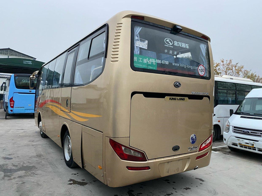 Kinglong Tour Bus XMQ6802 Luxury Used Bus 31 Seats Yuchai Engine