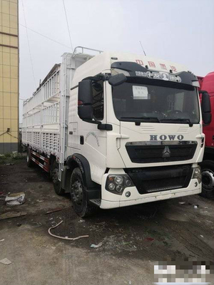 Howo Cargo Used Dump Truck 6*2 Warehouse Grid Type 420hp LHD