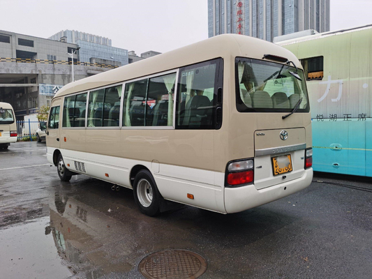 30 Seaters Used Coaster Bus 2TR Second Hand Gasoline Toyota Bus