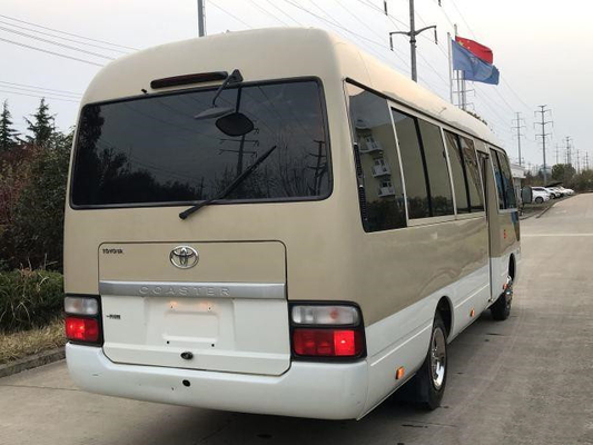 Second-hand Toyota Coaster Bus 3TR Gasoline Bus Used 23 Seats Mini Buses in 2013 Year Use