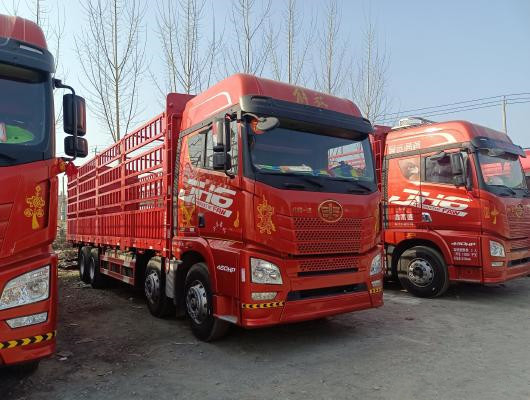 FAW Used  8x4  18 Ton Cargo Trucks With  12wheels Used For Cargo Use In Good Condition