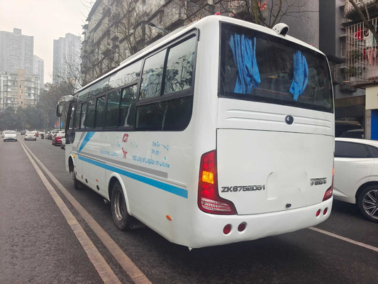 Used Yutong Brand ZK6761 In 2017 Year Used LHD Diesel White Public Bus Used Yuchai Engine EURO V 29 Seats Buses