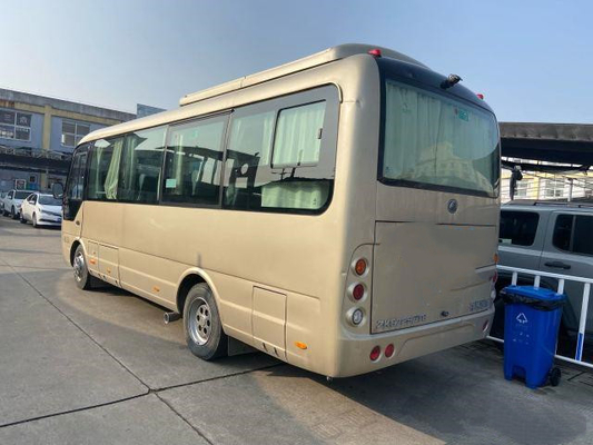 Second Hand Yutong ZK6728 Buses Used Golden Color Yuchai Engine Buses 28 Passengers  Coach Bus In 2019 Year
