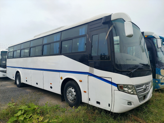 Used Yutong Bus 2018 Year Made In China Used Diesel LHD Coach Bus Used White 51 Seats Front Engine Bus