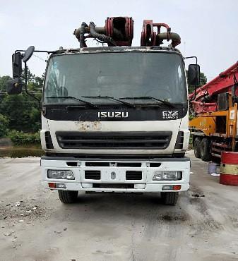 2010 YEAR Second Hand Pump Truck ISUZU-SANY Brand 8×4 Drive Mode With 48m Pump