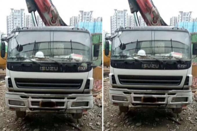 2010 YEAR Second Hand Pump Truck ISUZU-SANY Brand 8×4 Drive Mode With 48m Pump
