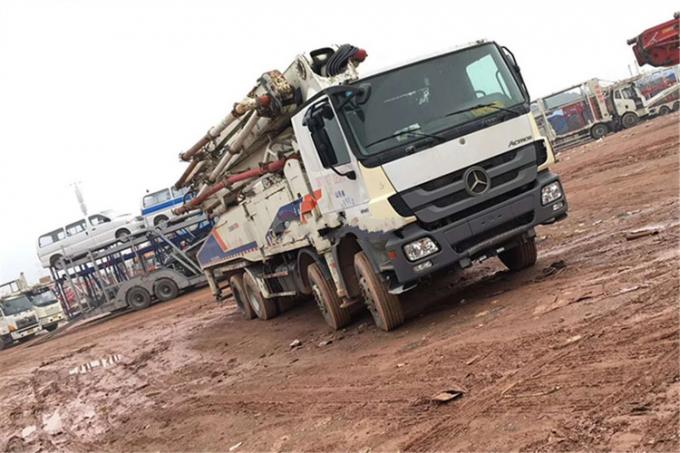 8×4 Drive Mode Used Concrete Pump Truck BENZ-ZOOMLION Brand With 52m Pump