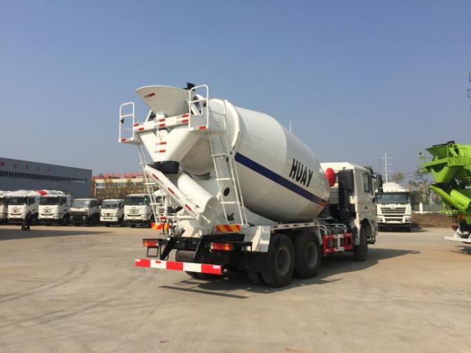 SHACMAN Second Hand Concrete Mixer Trucks , Used Concrete Mixer 99 Km/H