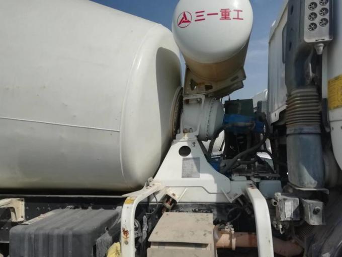 SANY Used Concrete Mixer Trailer , Used Portable Cement Mixer 6*4 Drive Mode