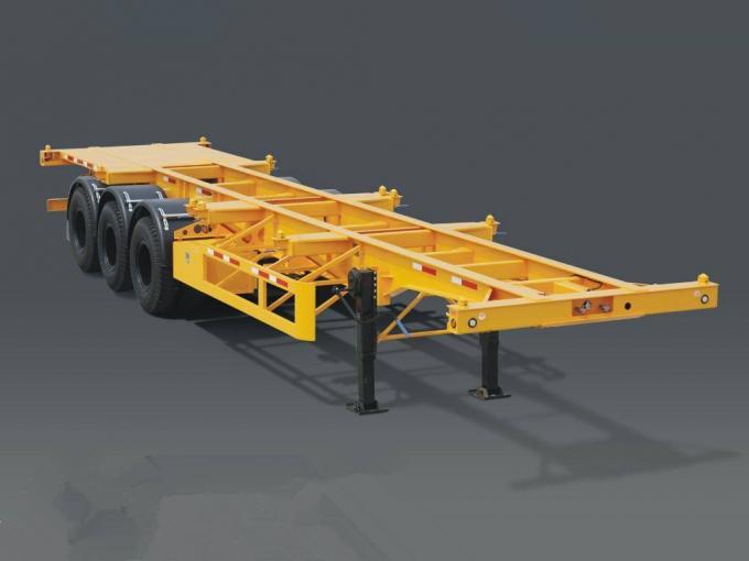 6850*2500*1400 Mm Second Hand Small Trailers , Used Semi Trailers YORK