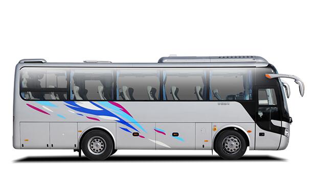 2010 Year 38 Seats AC Used Coach Bus , Tour Used Luxury Buses With 6 Tire