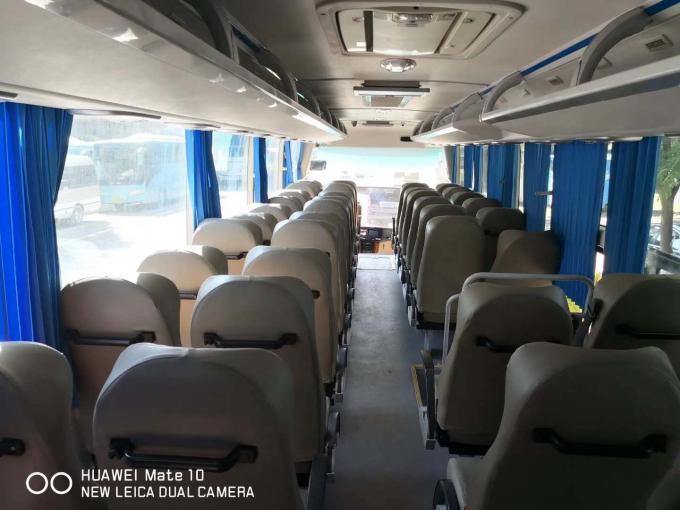 Diesel Yutong Second Hand Tourist Bus Zk 6122 55 Seater Coach Bus With AC Video