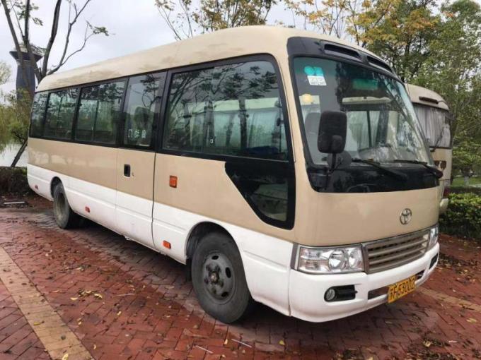 2010 Year Toyota Coaster Used Bus 23 Seats 15B Diesel Engine 2585mm Bus Height