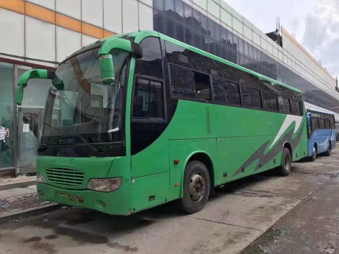 Red Diesel LHD Used Yutong Buses 68 Seats With Manual 