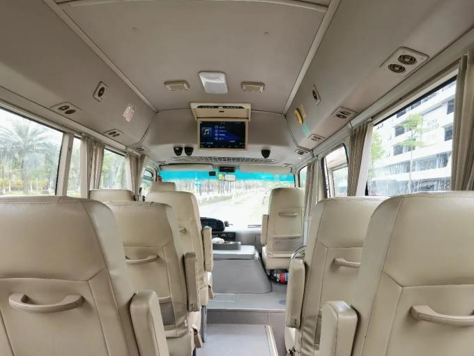 Second Hand Coaster 6 Meters Front Engine 19 Seats Used Golden Dragon