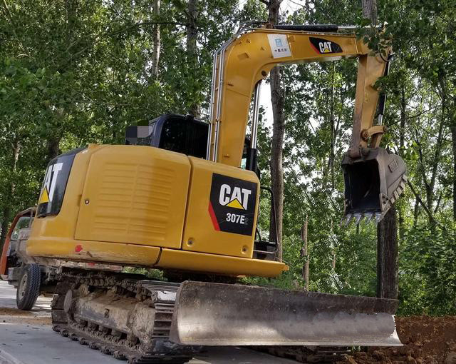 Small Hydraulic Pressure Construction Machines 2008 Years Used Excavator CAT 307E2